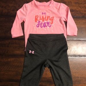 EUC- Under Armour Girls Outfit